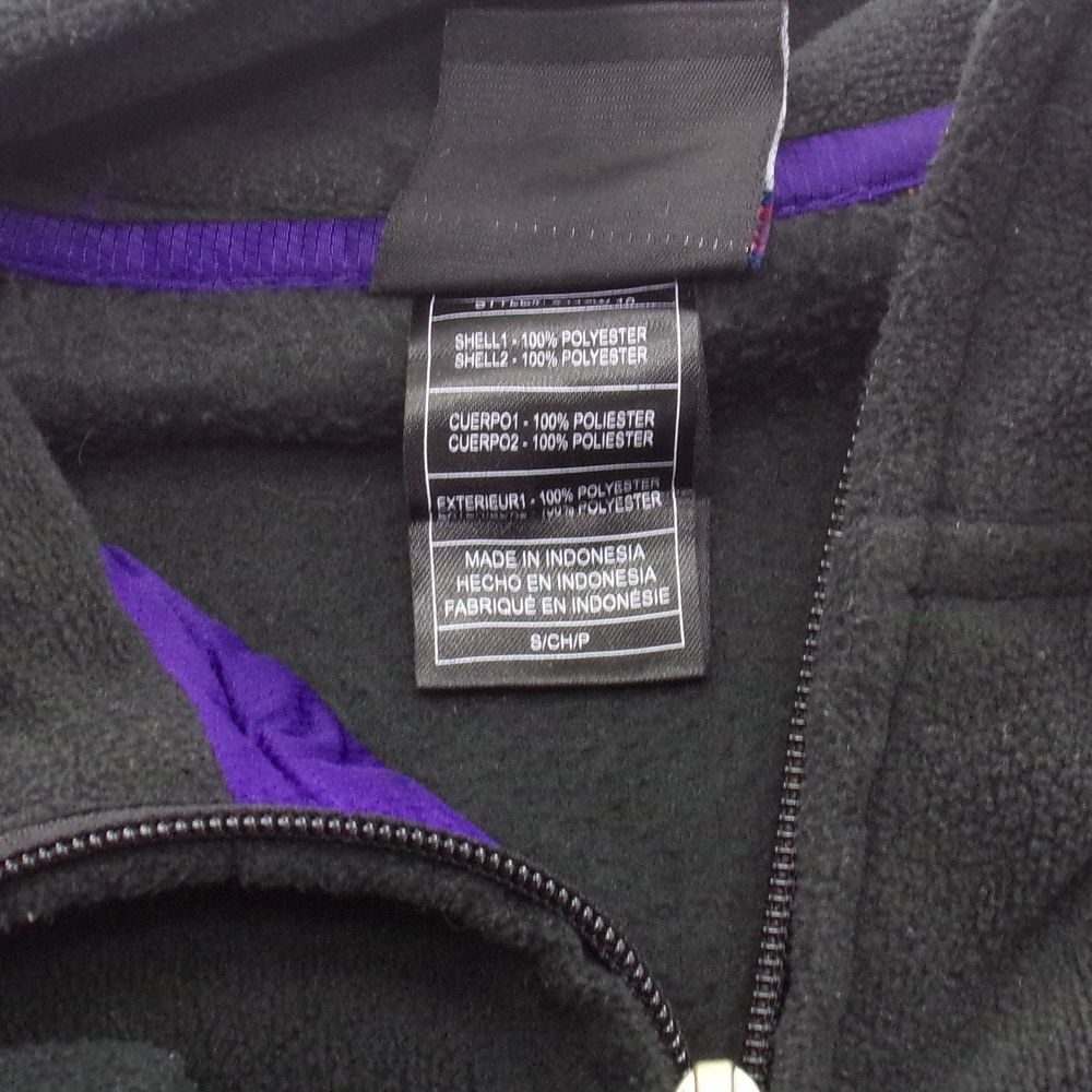 Reebok NFL Minnesota‎ Vikings Full Zip Fleece Jacket Purple Team Apparel - S - Picture 5 of 9